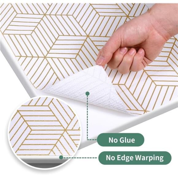 Shelf Liners for Kitchen Cabinets 12in x 20FT, Non Adhesive Cabinet Liner Strong - Picture 6 of 7